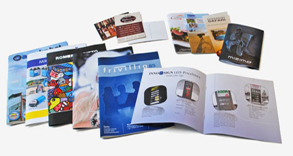 Kataloger, brochure, folder, flyer 